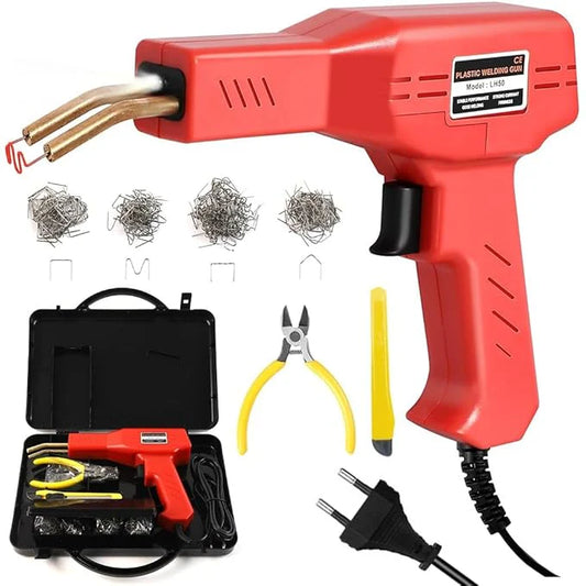 50W Plastic Welding Machine Kit with 600Pcs 4 Types of Staples
