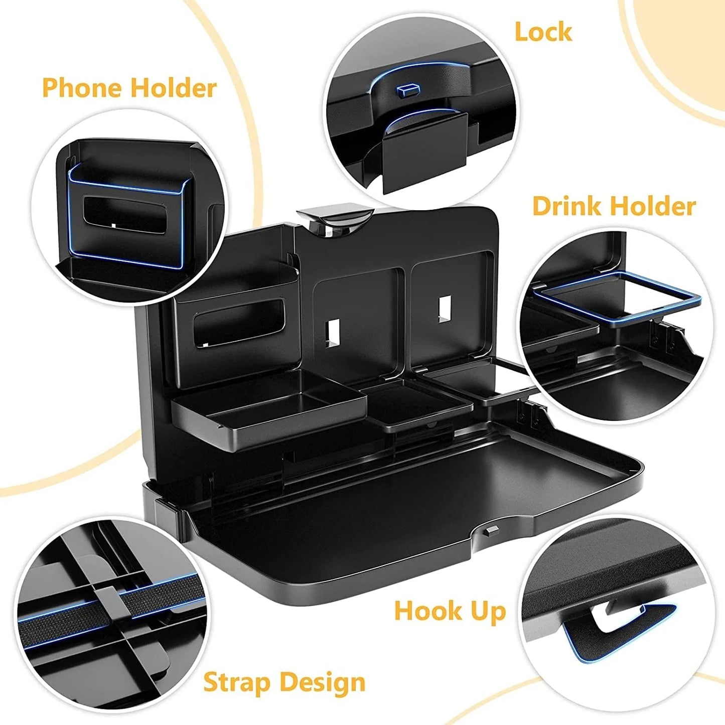 Multifunctional Car Back Seat Tray ( BUY 1 GET 2 FREE )