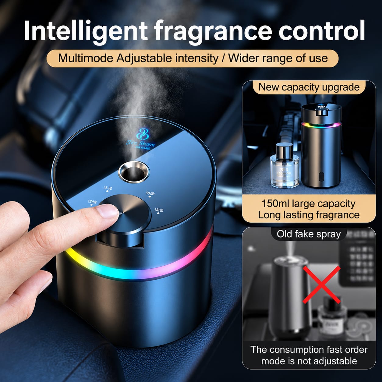 Car Perfume Kit + Get 3 Refills FREE ( Buy 1 Get 1 Free )